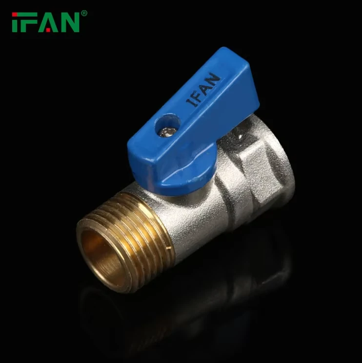 Ifan Blue Handle Mini Ball Valve